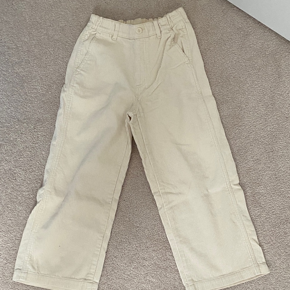 Uniqlo Kids Beige Corduroy Trousers